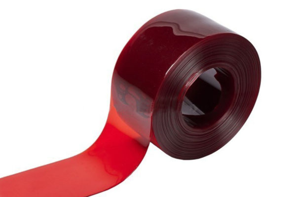 Folia ochronna czerwona, przezroczysta, 200x2mm