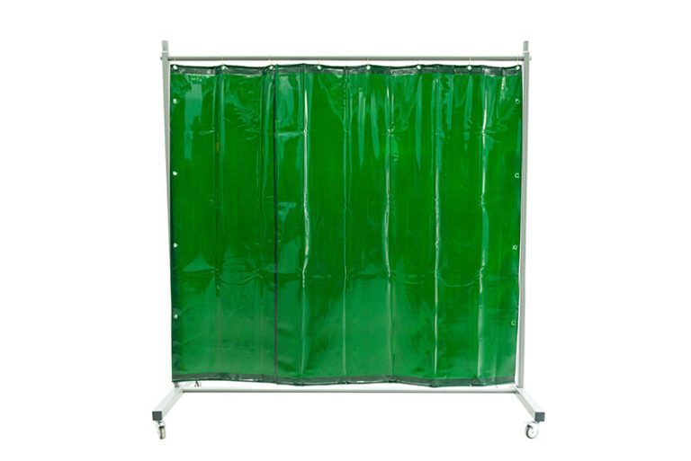 Ekran spawalniczy KF200Z LONG. Kolor zasłon zielony