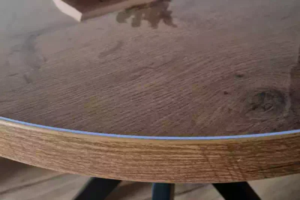 Elastyczne szkło na stół w kształcie koła