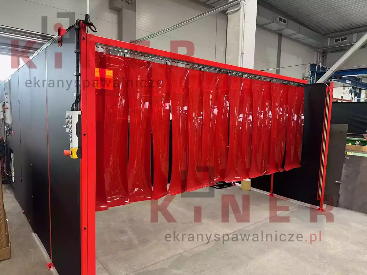 Funkcja osłon PCV w spawalni zautomatyzowanej